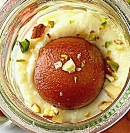 Gulab Jamun 3pcs with Rabdi