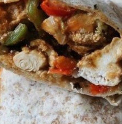 peri peri grill chicken wrap