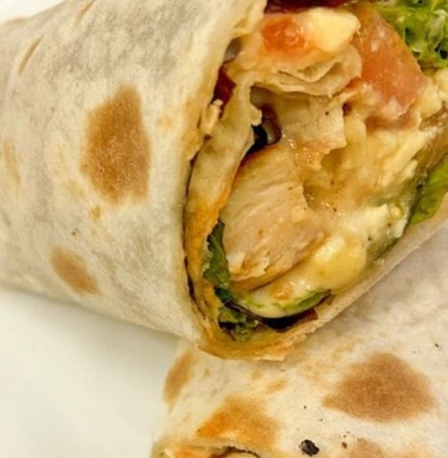 sweet chili chicken wrap